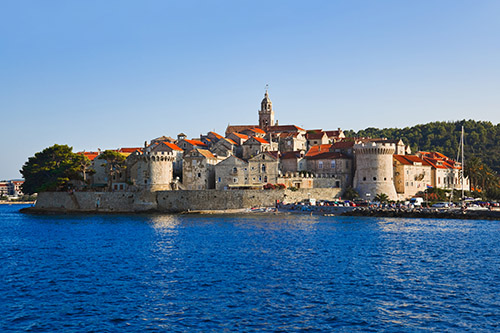 korcula old walls