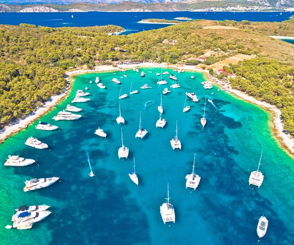 Sailing in Croatia in July