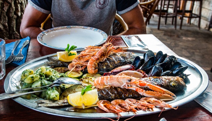 Seafood in Croatia