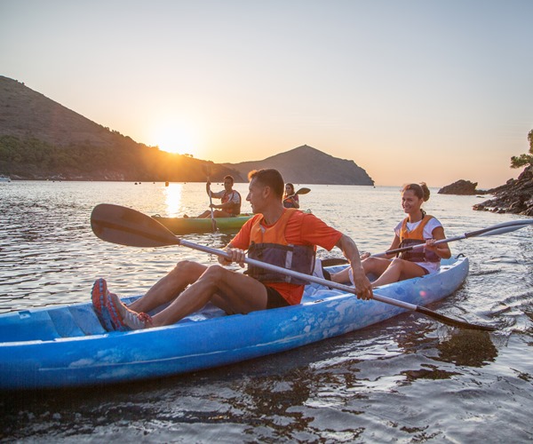Water toys on the yacht charter
