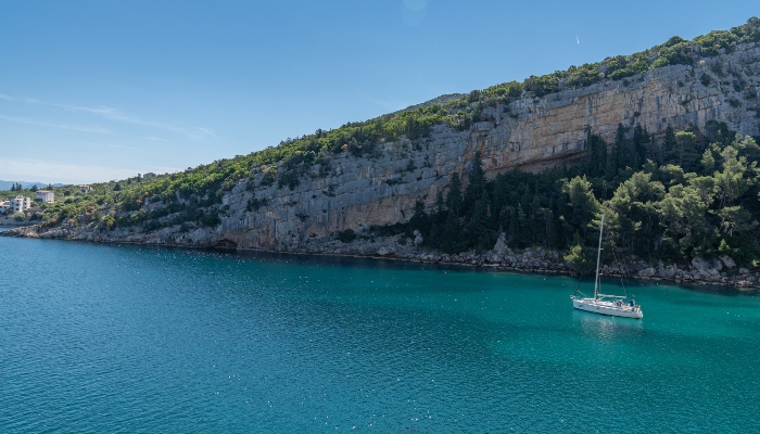 Yacht off Hvar